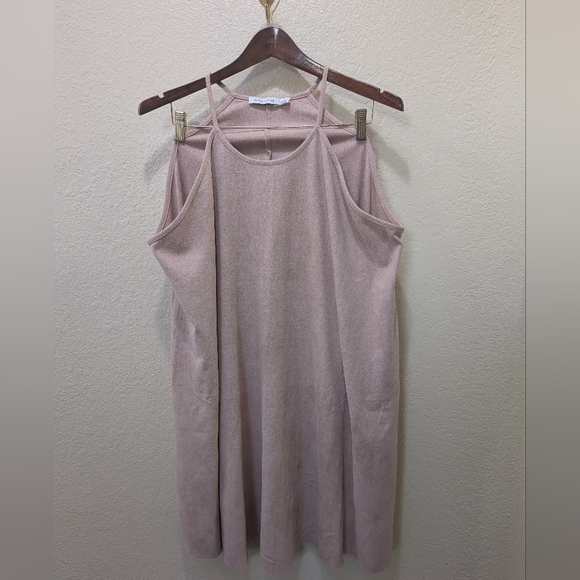 bishop + young Dresses & Skirts - bishop +Young Blush Pink Sleeveless Dress